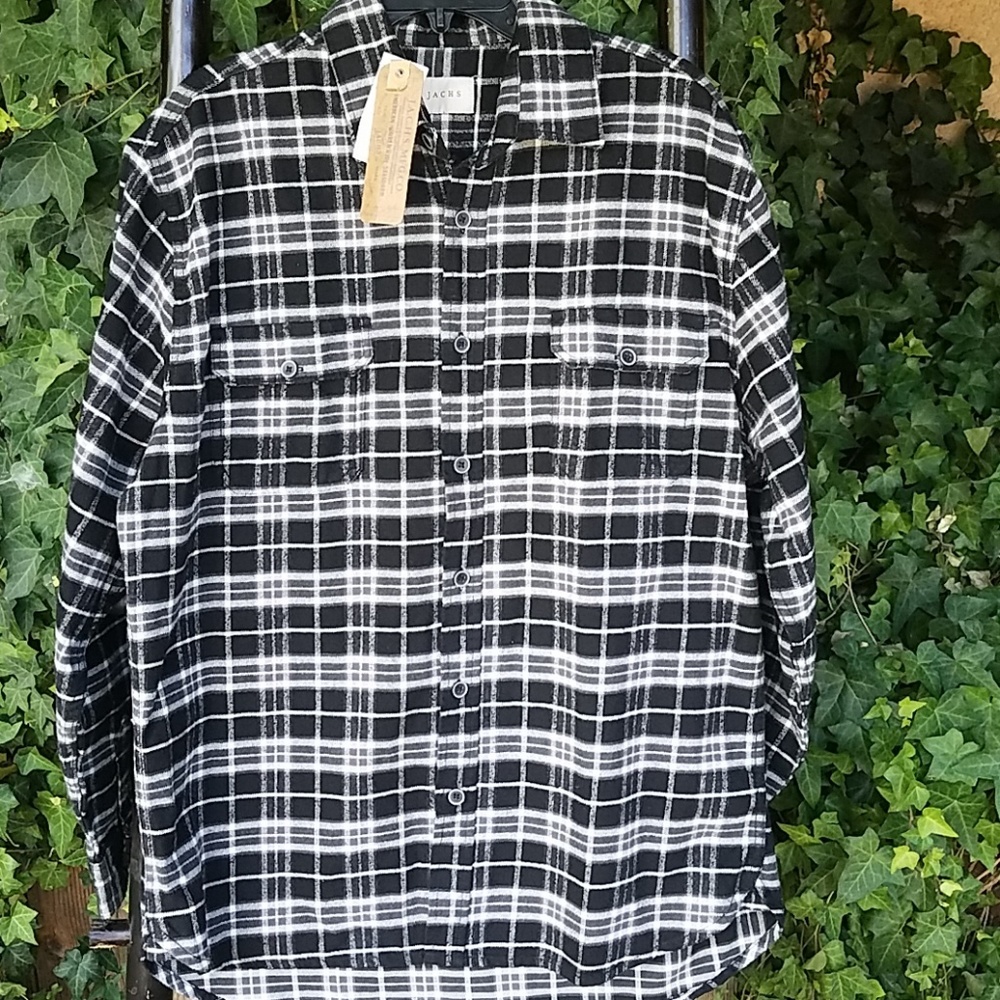 JACHS Flannel Long Sleeve Sz XLT NWT
